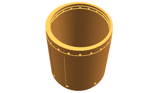 cone crusher mainshaft step